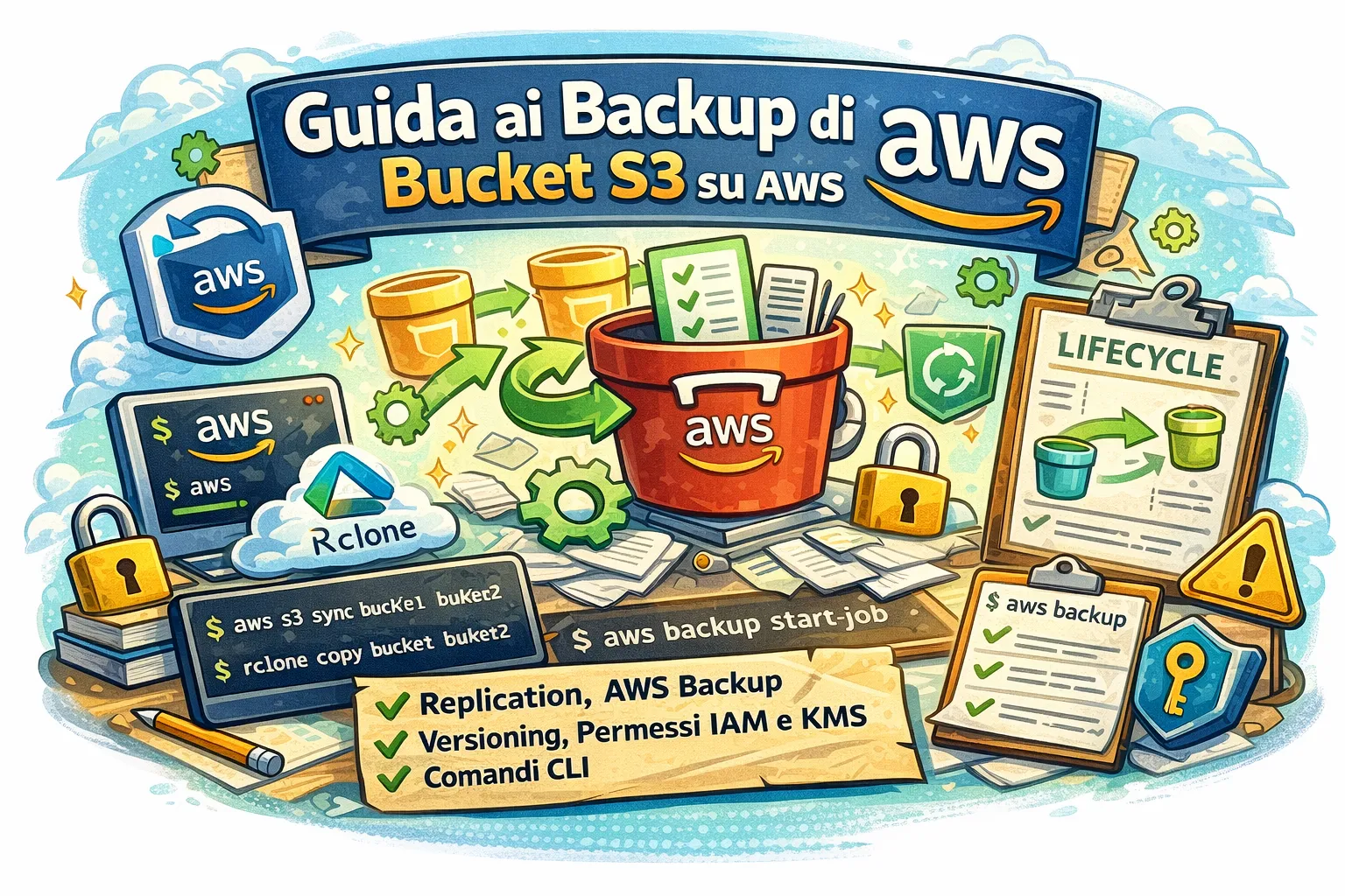 Backup bucket S3 Amazon AWS